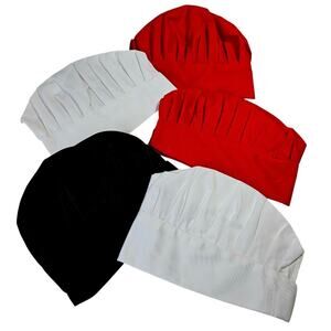 Chefs Hats Bundle of 5 Pieces. NWOT. Cooking. Restaurants. Chefs. Cooks. Kitchen